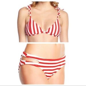 🆕 Sexy starfish striped padded triangle bi…